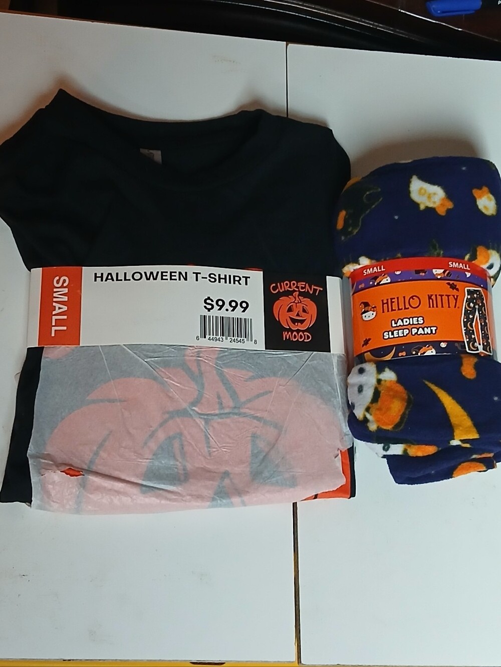 New Hello Kitty Halloween Pajama Set Size Small Bundle 2 Pc